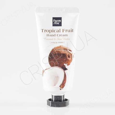 Крем для рук з кокосом та ши FARMSTAY TROPICAL FRUIT HAND CREAM COCONUT - 50 мл